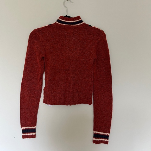 UO Argyle Zip Up Top - Picture 5 of 5